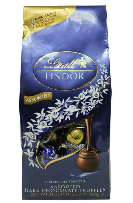 Lindt Lindor Assorted Dark Chocolate Truffles 21.2 OZ