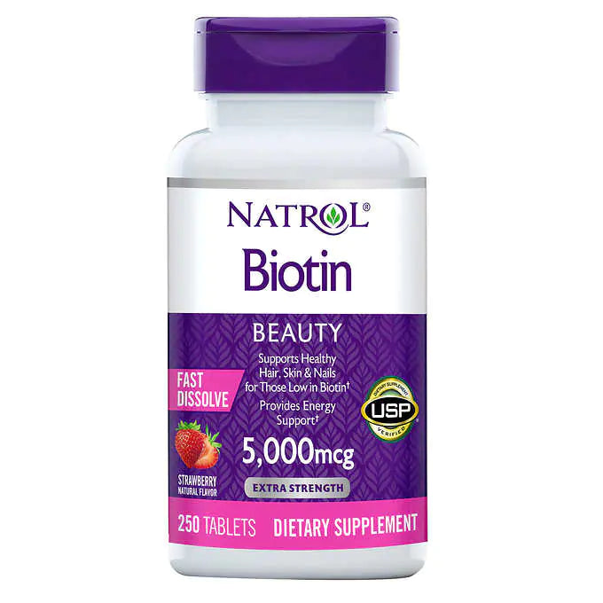 Natrol 250 Biotin 5000 mcg., Fast Dissolve Beauty Tablets