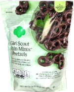 Girl Scout Thin Mints Pretzels 100% Real Dark Chocolate, 26 OZ