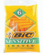 Bic Razor Sensitive 6 Pack