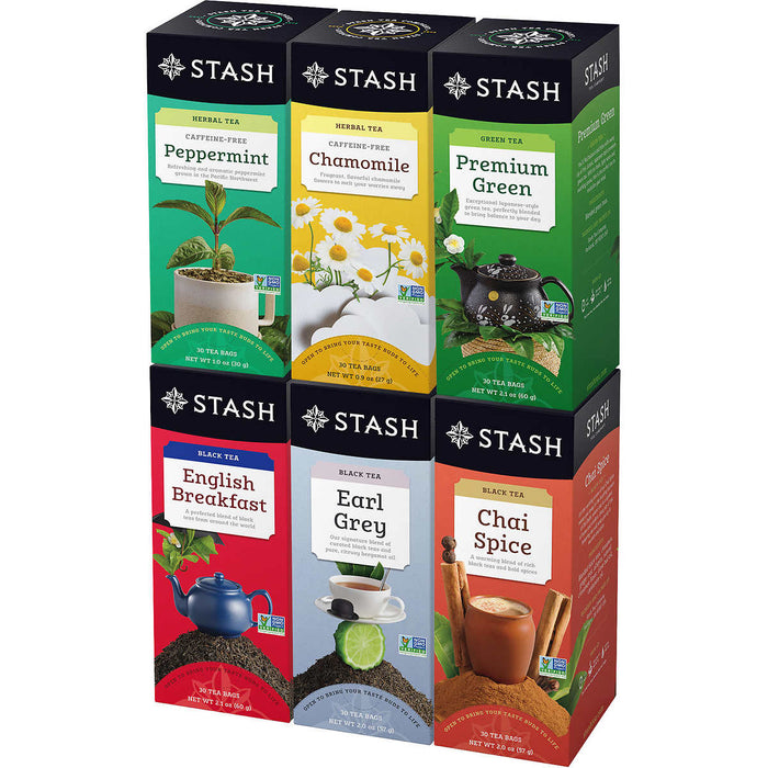 Stash Tea Patterns Stash Tea, Variety Pack, 180-count — Syessa