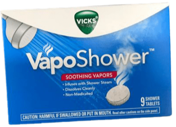 Vicks VapoShower 9ct Aromatherapy Shower Bomb, Soothing Vicks Vapor Steam